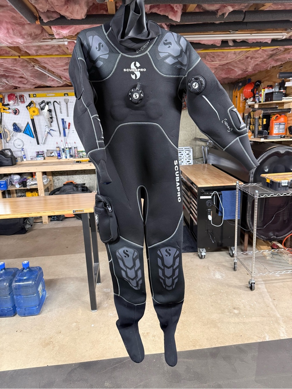 Scubapro Women's Black Dry Suit - Thermal Protection
